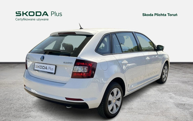 Skoda RAPID cena 37900 przebieg: 157262, rok produkcji 2018 z Rymanów małe 211